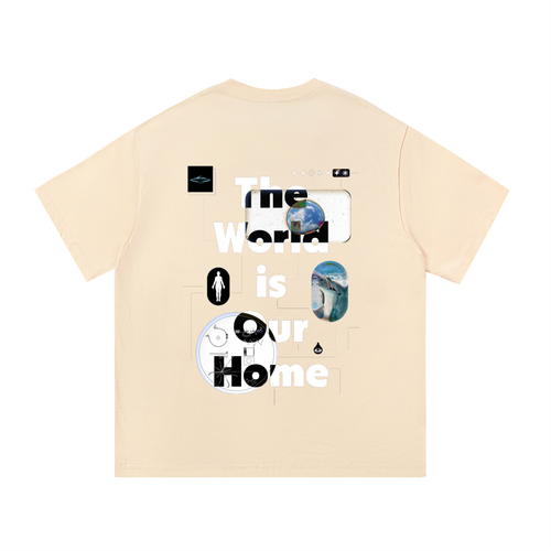 'Our Home' T-Shirt - Apricot