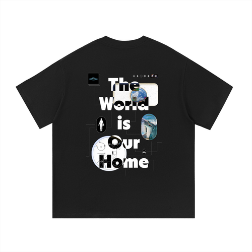 'Our Home' T-Shirt - Black